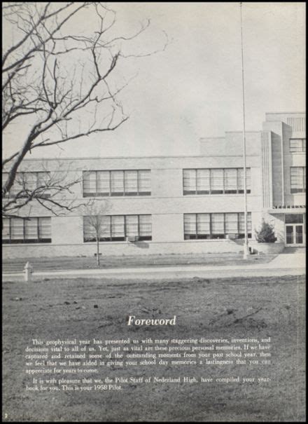 Explore 1958 Nederland High School Yearbook, Nederland TX - Classmates