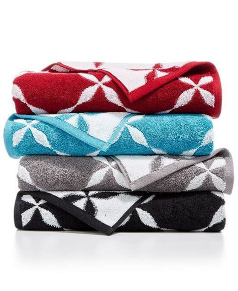 Charter Club CLOSEOUT! Cotton Fashion Trellis Bath Towel Collection ...