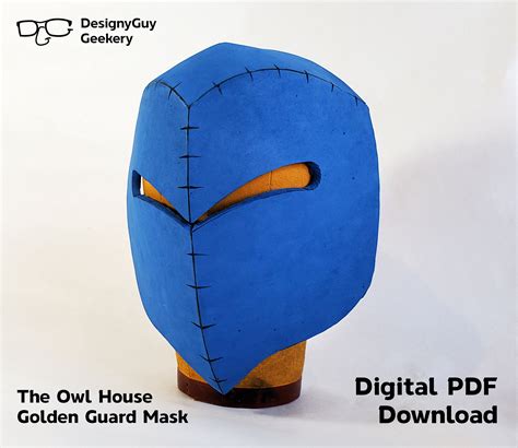 The Owl House Cosplay Golden Guard Mask EVA Foam Template PDF - Etsy Canada