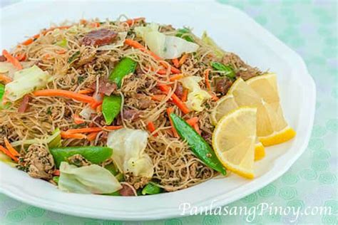 Pancit Bihon is a popular noodle dish in the Philippines. This recipe ...