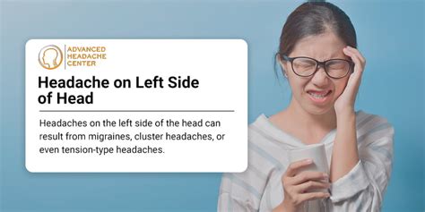 Headache on Left Side of Head: Causes and Treatment - Advance Headache Center