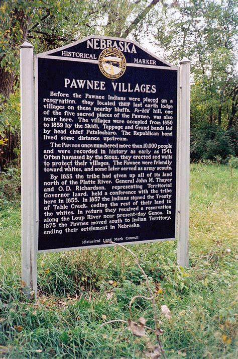 Marker Monday: Pawnee Villages - Nebraska State Historical Society