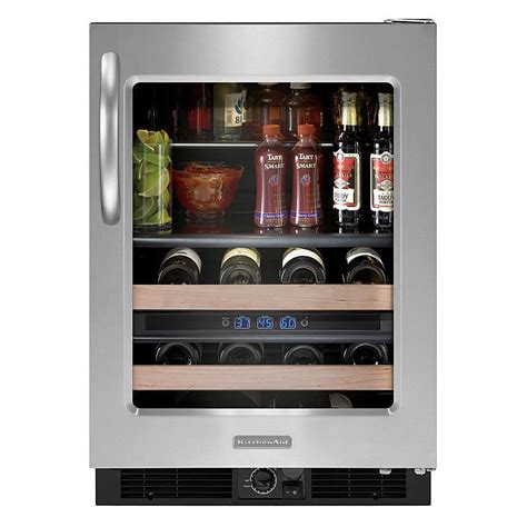 KitchenAid - KBCS24RSSS - 24 cu. in. Undercounter Beverage Center ...