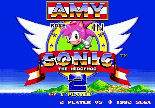 sonic 1,2 y 3 and amy rose hack roms