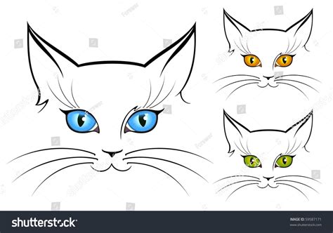 Vector Image Cat Eyes Stock Vector (Royalty Free) 59587171 | Shutterstock