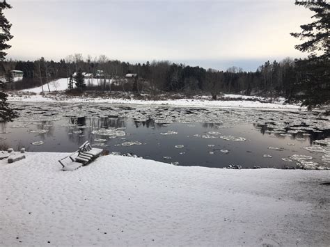 Miramichi and Cains Rivers Ice-up Update - Giver on the River