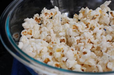 In Michelle's Kitchen: Microwave Popcorn in a Glass Bowl