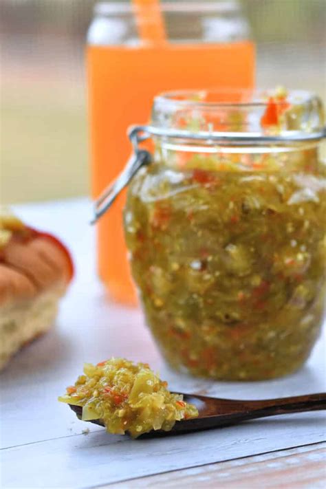 Green Tomatoes Recipe for Hot Dog Relish | 24Bite® Recipes