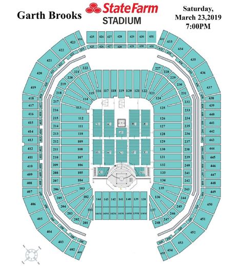 Ticketmaster Seating Chart Garth Brooks | Awesome Home