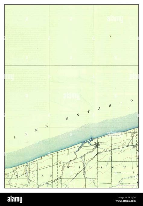 Wilson, New York, map 1900, 1:62500, United States of America by Timeless Maps, data U.S ...