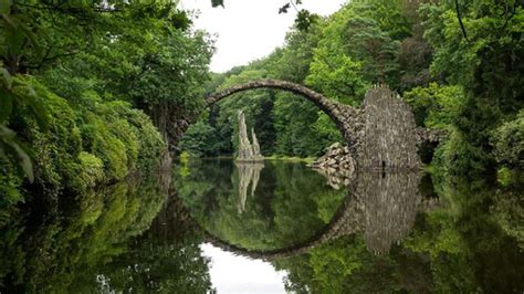 Rakotzbrücke Devil’s Bridge in Gablenz, Germany – Chris Glass