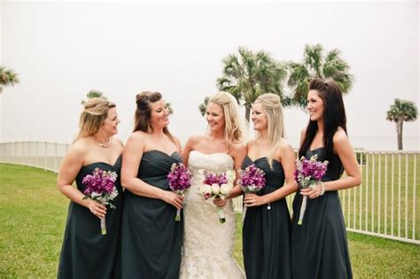 brideside.me | Grey bridesmaid dresses, Bridesmaid dresses, Beachside wedding