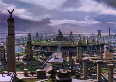 The Trek Collective: Star Trek matte paintings at auction give us a close look at alien cities