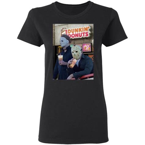 Michael and Jason Dunkin Donuts shirt, hoodie, ladies tee