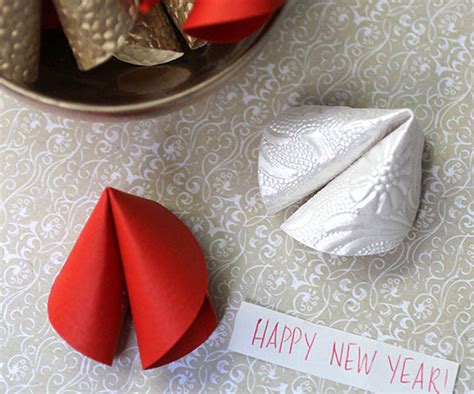 Lunar New Year DIY Paper Fortune Cookies | Evite