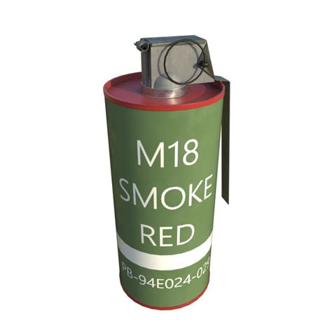 m18 smoke grenade 3d 3ds