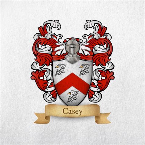 Casey Family Crest Print - Etsy