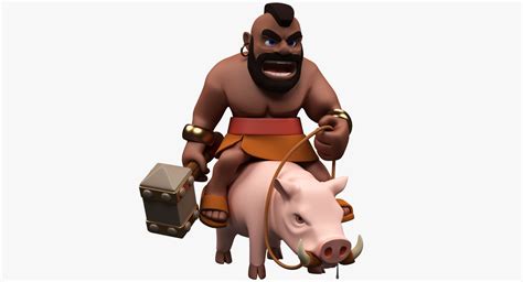 Hog rider 3D model | CGTrader