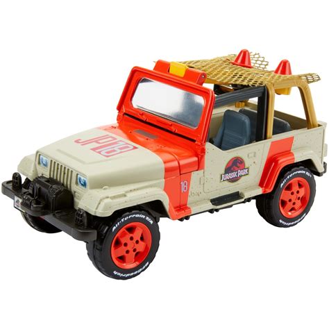 Matchbox Jurassic World Jeep Wrangler + Rescue Net - Walmart.com ...