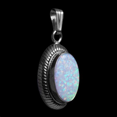 Sterling Silver Opal Pendant - Wilde Ones London | Zuni Jewellery