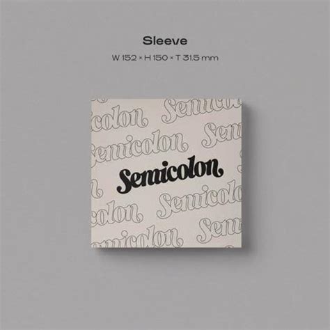 Seventeen Semicolon Album with Solo Member Digipack Cover (Sealed) | Shopee Philippines