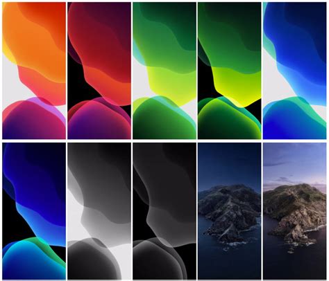 iOS 13 and macOS Catalina Wallpaper Collection - SkinPack