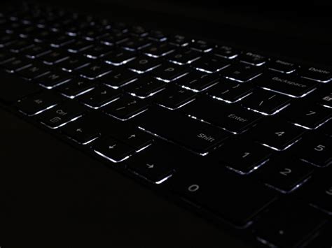 Wallpaper keyboard, black, backlight desktop wallpaper, hd image, picture, background, 1db3a3 ...