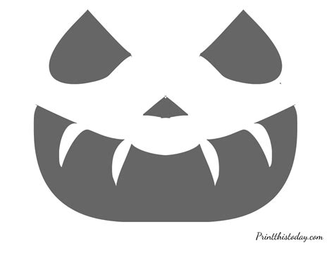 free printable pumpkin carving templates partyrama blog - pumpkin template clipart best ...