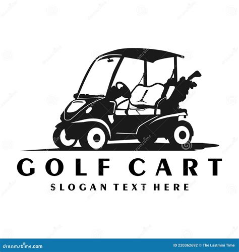 Golf cart logo icon design stock vector. Illustration of golfer - 220362692