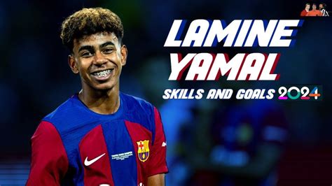 Lamine Yamal Crazy Dribbling Skills Goals Assists fiber - YouTube