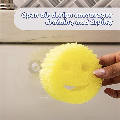 Scrub Daddy Sponge Holder - Non-Slip Daddy Caddy for Smiley Face Sponge ...