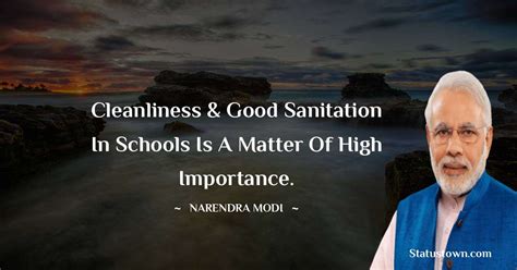 Cleanliness & good sanitation in schools is a matter of high importance ...