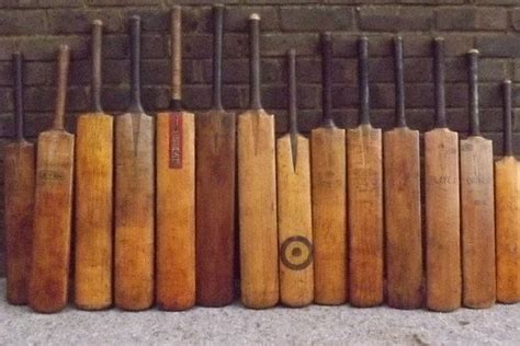 Vintage Cricket Bats Genuine old English by SportingAntiques