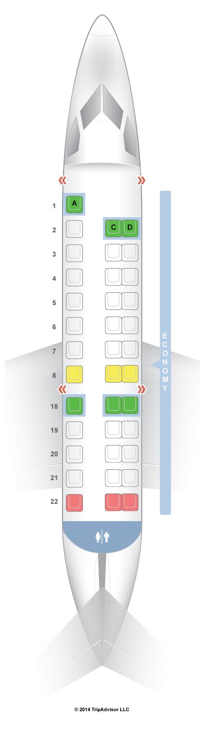 SeatGuru Seat Map United Embraer ERJ-135