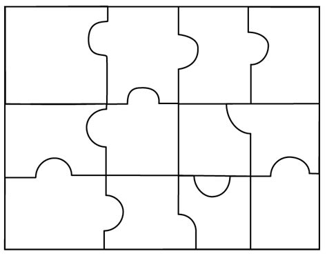 Free Puzzle Pieces Template, Download Free Puzzle Pieces Template png images, Free ClipArts on ...