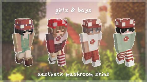 Minecraft Mushroom Girl Aesthetic Skin