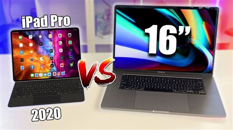 2020 iPad Pro vs 16 Inch MacBook Pro - Which one to Buy? - YouTube