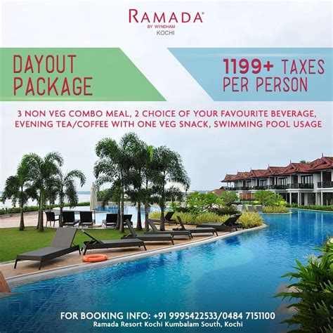 Have a picnic by the lake with Ramada Resort Kochi's Day Out packages ...