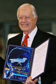 Jimmy Carter receiving the Nobel Peace Prize in 2002. | Jimmy carter, Nobel peace prize ...