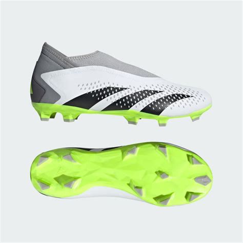 adidas Predator Accuracy.3 Laceless Firm Ground Boots - White | Free ...