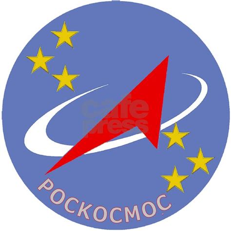 Roscosmos Blue Logo 2.25" Button by Best_Military_and_Space_Products ...