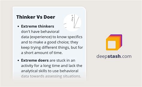 Thinker Vs Doer - Deepstash