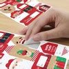 Big Dot Of Happiness Jolly Santa Claus - Assorted Christmas Party Gift Tag Labels - To And From ...