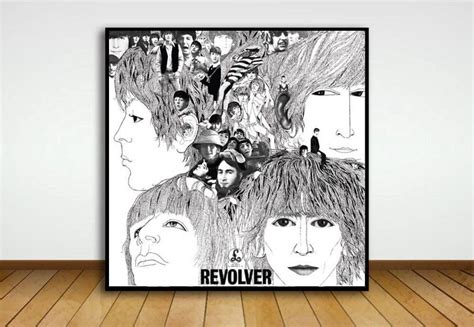 Beatles Revolver Art Music Album Cover Music Poster Wall Art For Living Room Home Decor – Poster ...