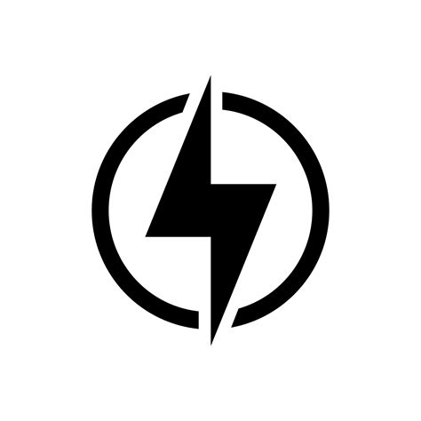 Lightning, electric power vector logo design element. Energy and ...