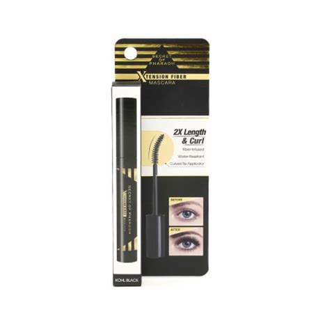 Ebin New York Secret of Pharaoh Xtension Fiber Kohl Black Mascara, 1 ct - Kroger