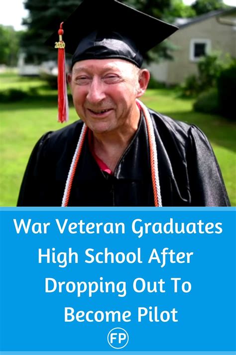 87-Year-Old Korean War Veteran Graduates High School After Dropping Out To Become A Pilot ...