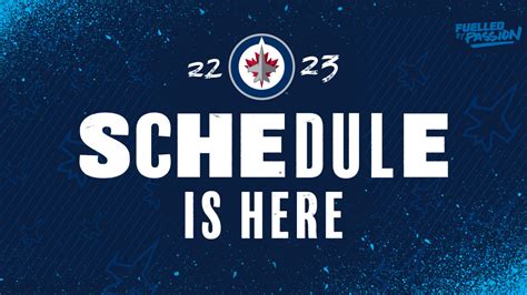 Jets announce 2022-23 regular season schedule | Winnipeg Jets