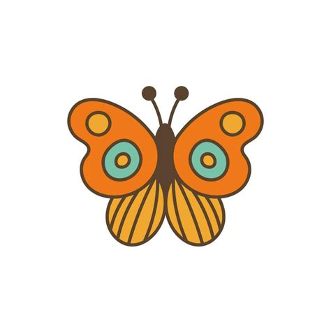 Colorful butterfly doodle 27932116 Vector Art at Vecteezy