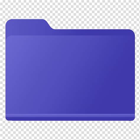 Dark Blue Folder Icon Free Transparent PNG Clipart Images, 60% OFF